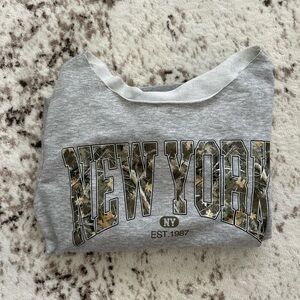 Gray New York Graphic Sweatshirt